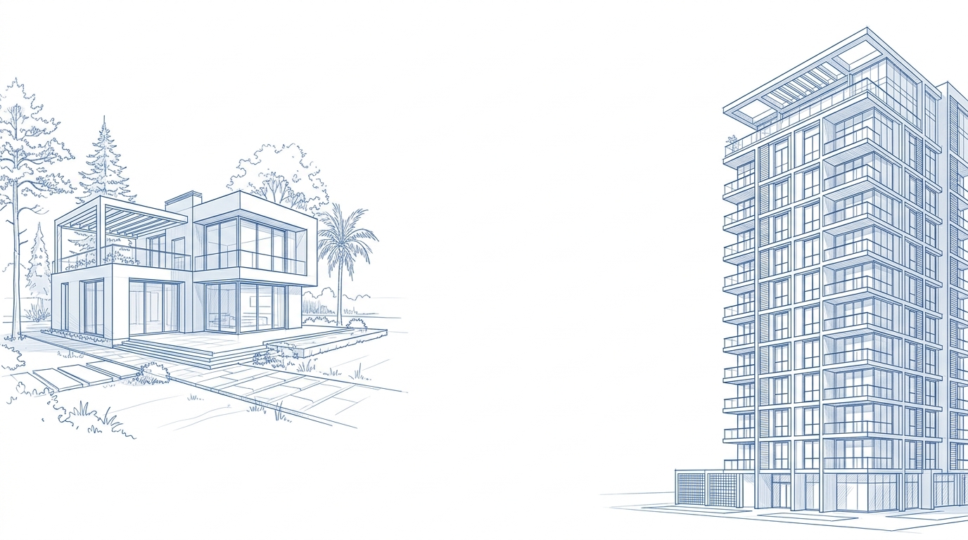 Architectural Blueprint Sketch